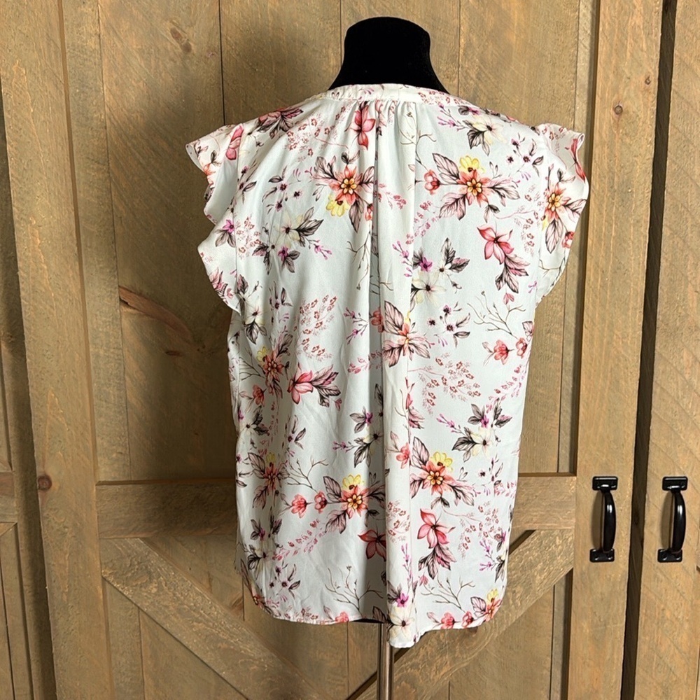 Tabitha Webb floral print blouse Size Large - Picture 4 of 9